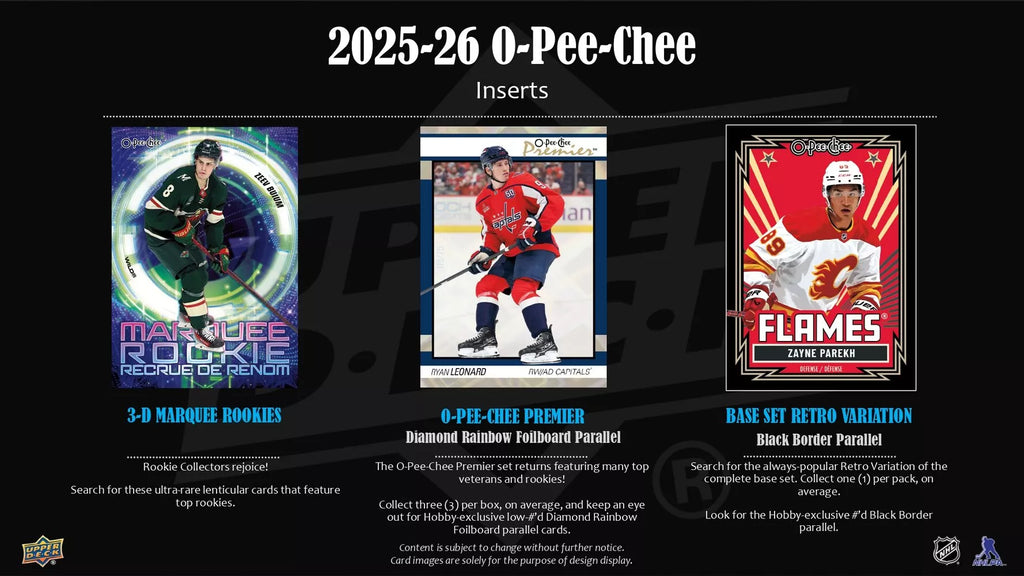 2025-26 O-Pee-Chee Hockey Hobby Box Upper Deck