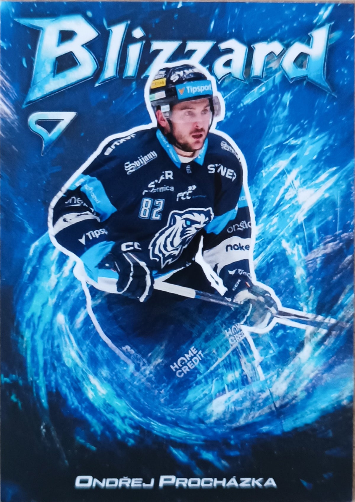 Insertní karta Ondřej Procházka 25-26 ELH Série 1 Blizzard SportZoo