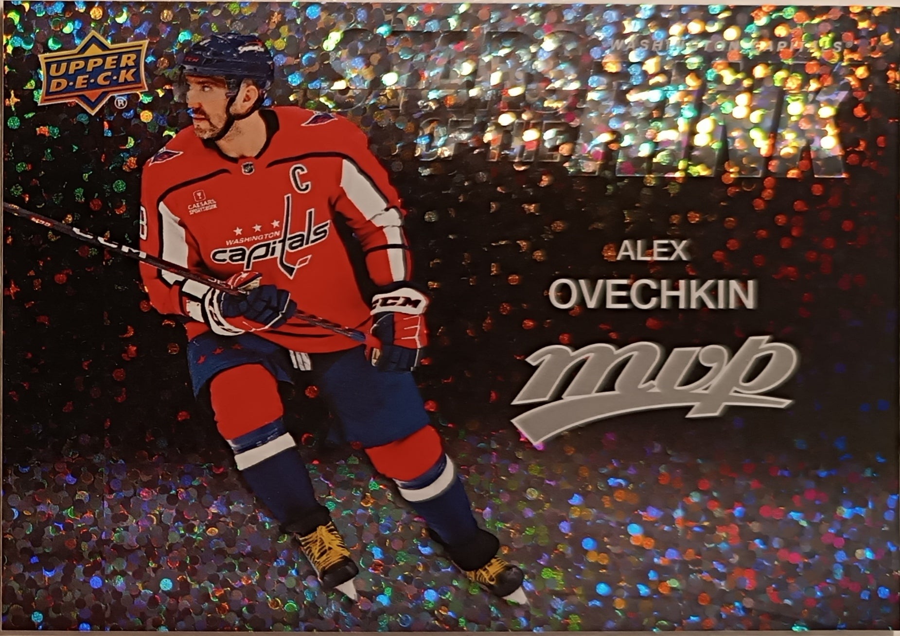 Insertní karta Alex Ovechkin 23-24 MVP Stars of the Rink Upper Deck