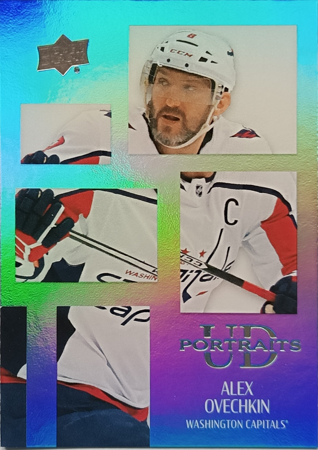 Insertní karta Alex Ovechkin 24-25 Series 2 UD Portraits Upper Deck