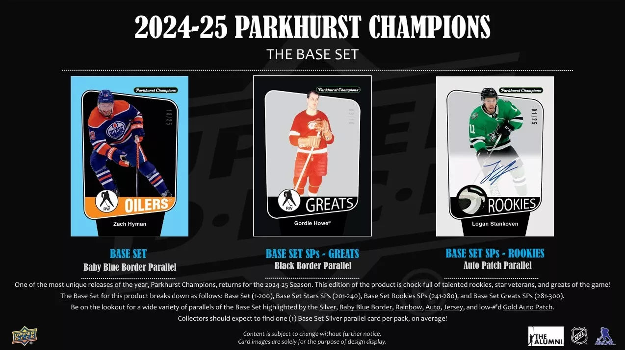 Parkhurst Champions Hockey Hobby Box 2024-25