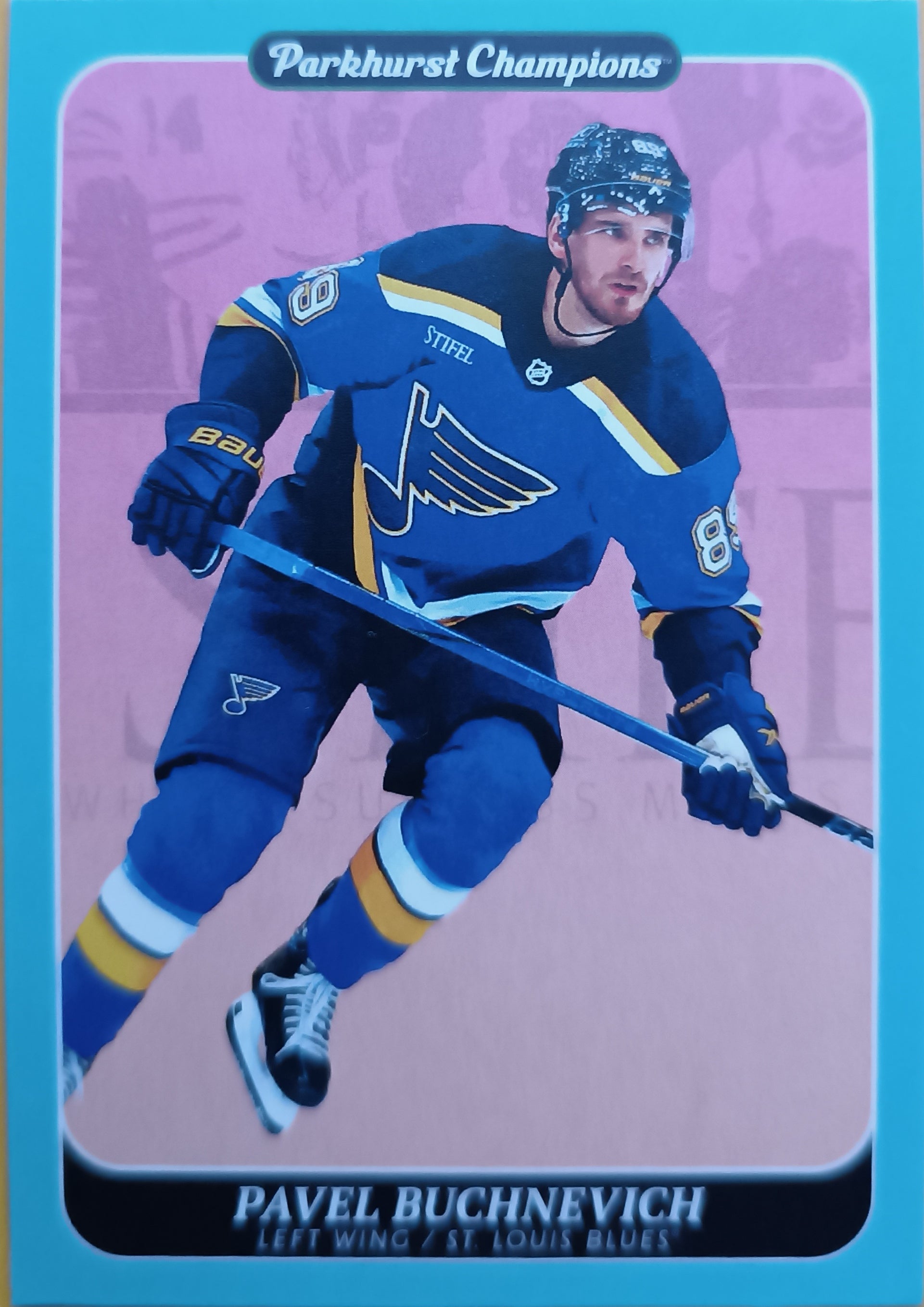 Paralelní karta Pavel Buchnevich 23-24 Parkhurst Champions Color Variations Upper Deck