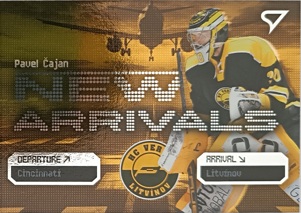 Insertní karta Pavel Čajan 25-26 ELH Série 2 New Arrivals SportZoo