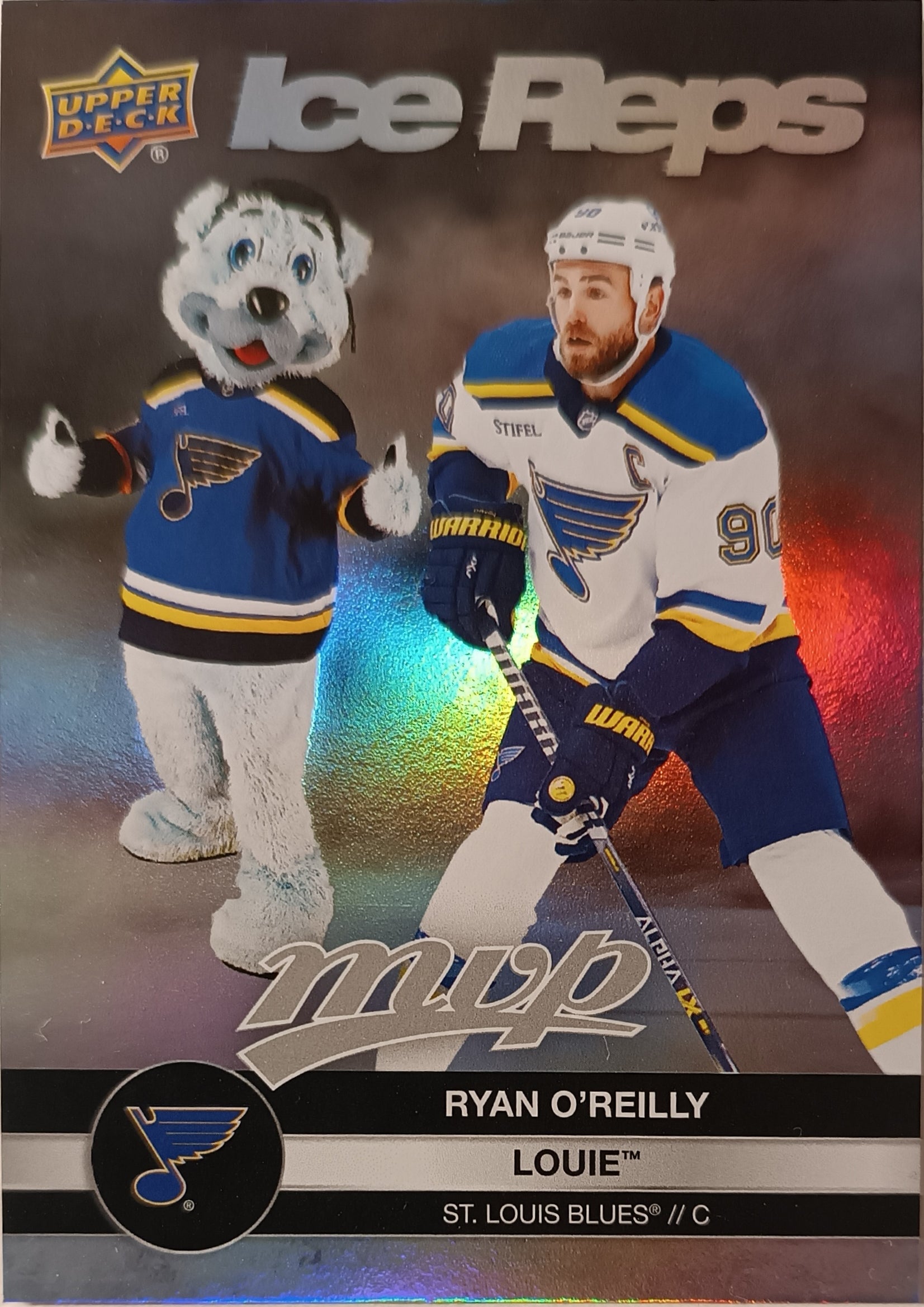 Insertní karta Ryan O´Reilly 23-24 MVP Ice Reps Louie Upper Deck