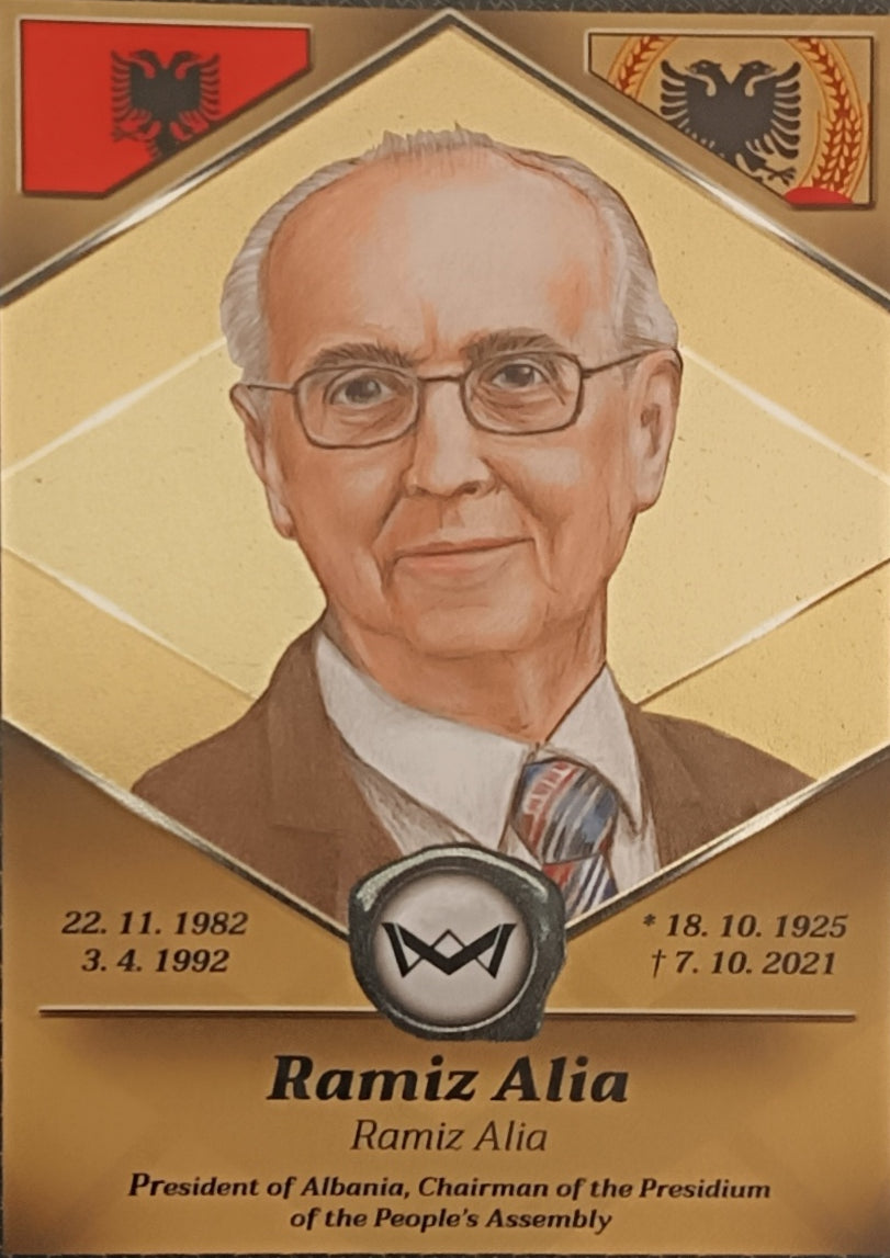 Ramiz Alia President of Albania, Chairman of the Presidium of the People ´s Assembly World's Monarchs 2025 Série 1