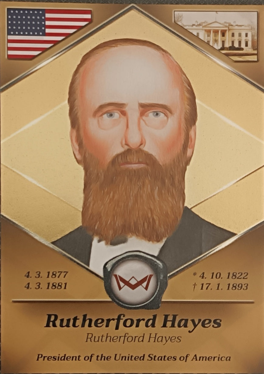 Rutherford Hayes President of the United States of America World's Monarchs 2025 Série 1
