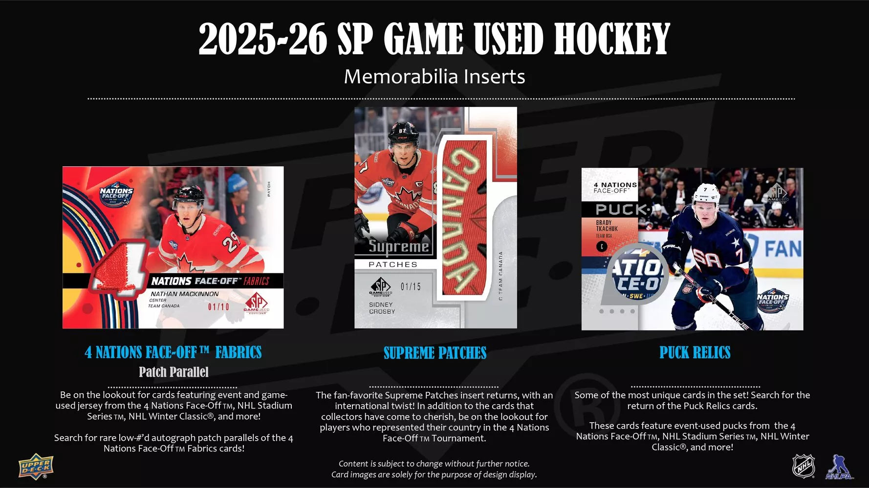 2025-26 SP Game Used Hockey Hobby Box Upper Deck