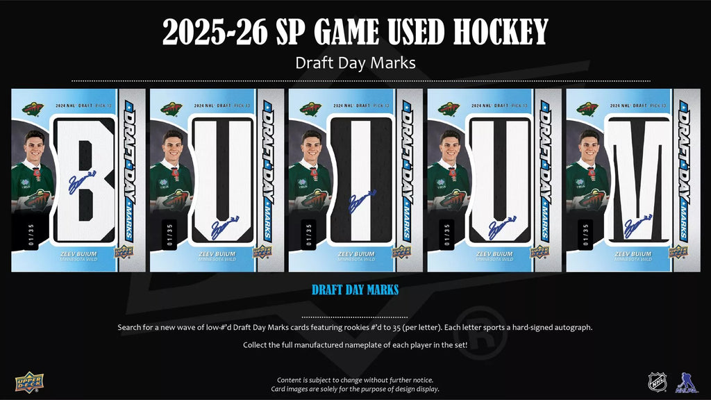 2025-26 SP Game Used Hockey Hobby Box Upper Deck