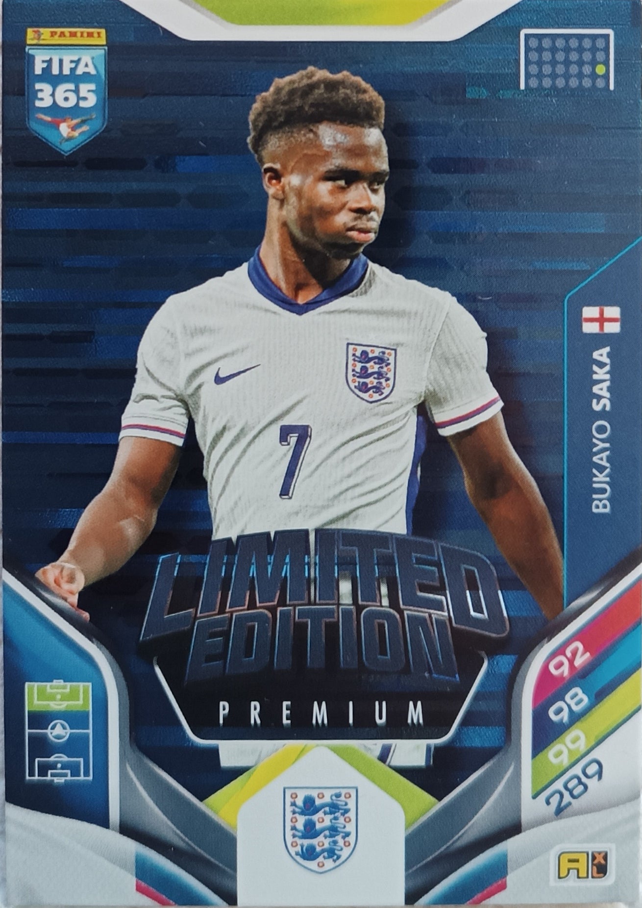 Limited Edition Premium Bukayo Saka 2026 Panini FIFA 365 Adrenalyn XL