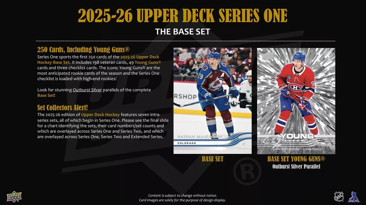 25-26 Series 1 Hockey TIN Box Upper Deck