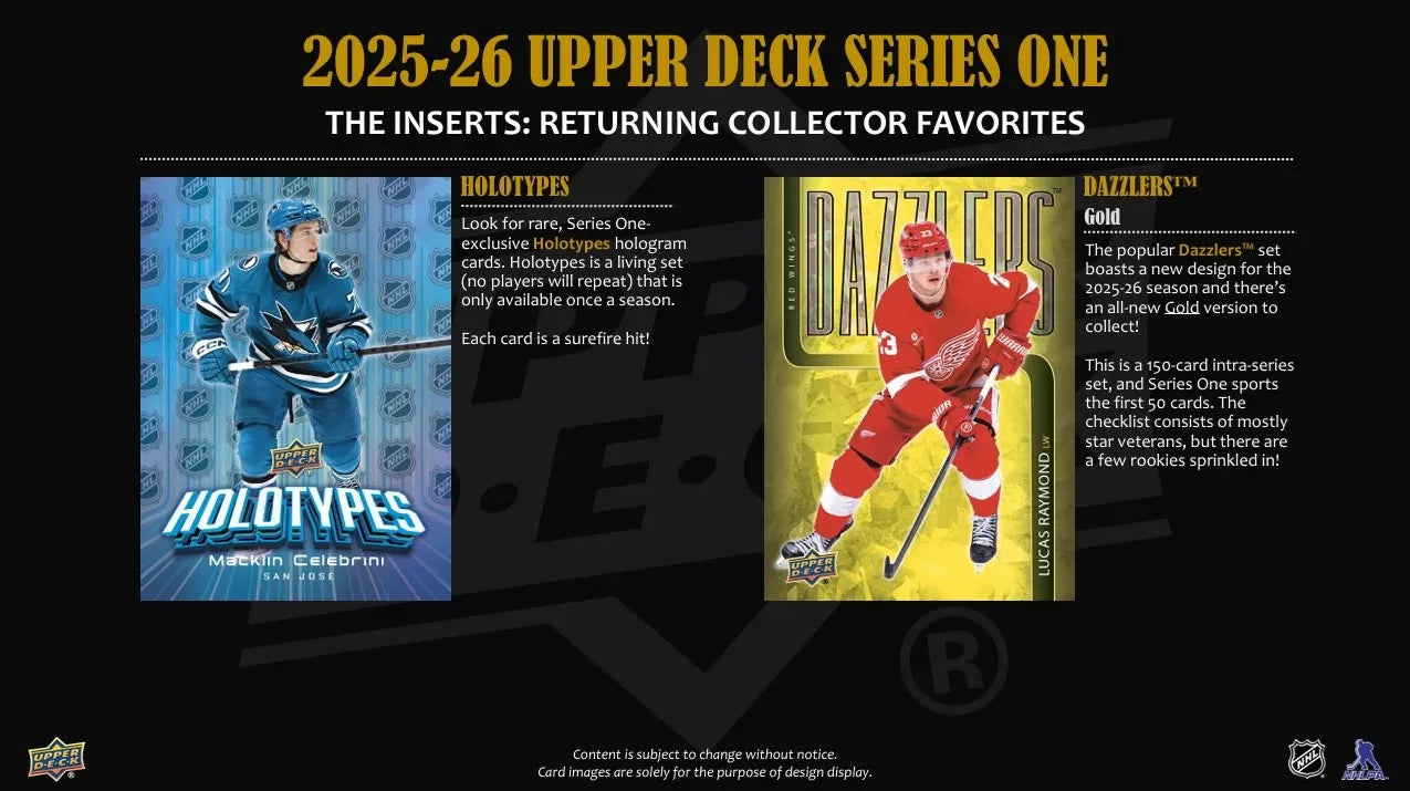 25-26 Series 1 Hockey TIN Box Upper Deck