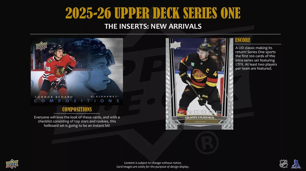 25-26 Series 1 Hockey TIN Box Upper Deck