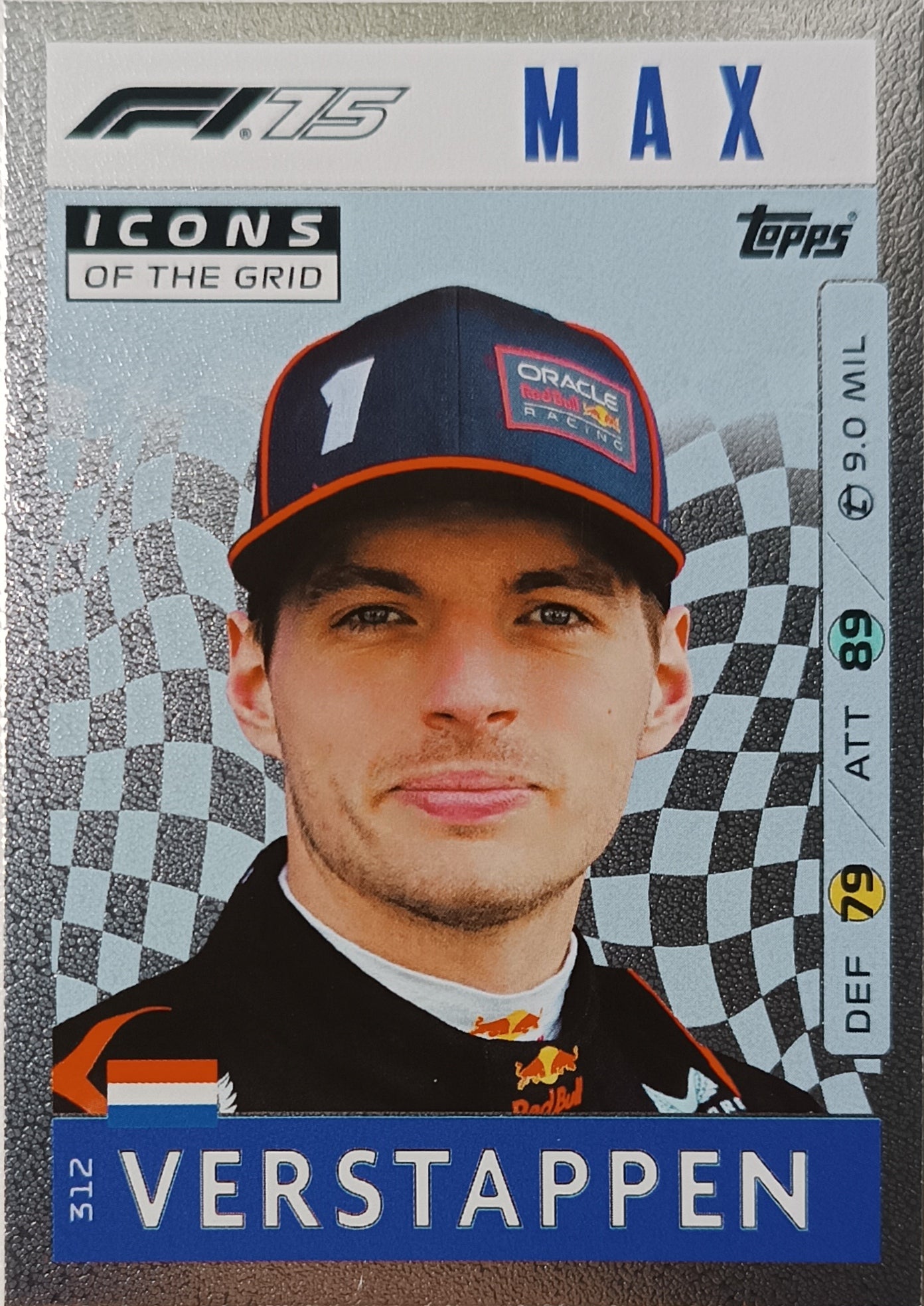 Icons of the Grid Max Verstappen 2025 Topps Turbo Attax