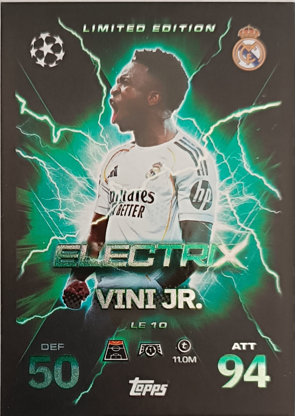 Vini JR. Limited Edition Electrix 2025-26 Topps Match Attax Extra