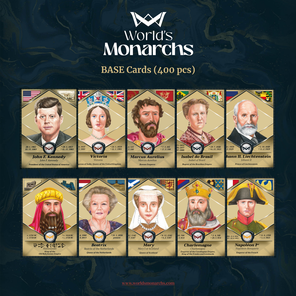 World's Monarchs 2025 Série 1 Balíček