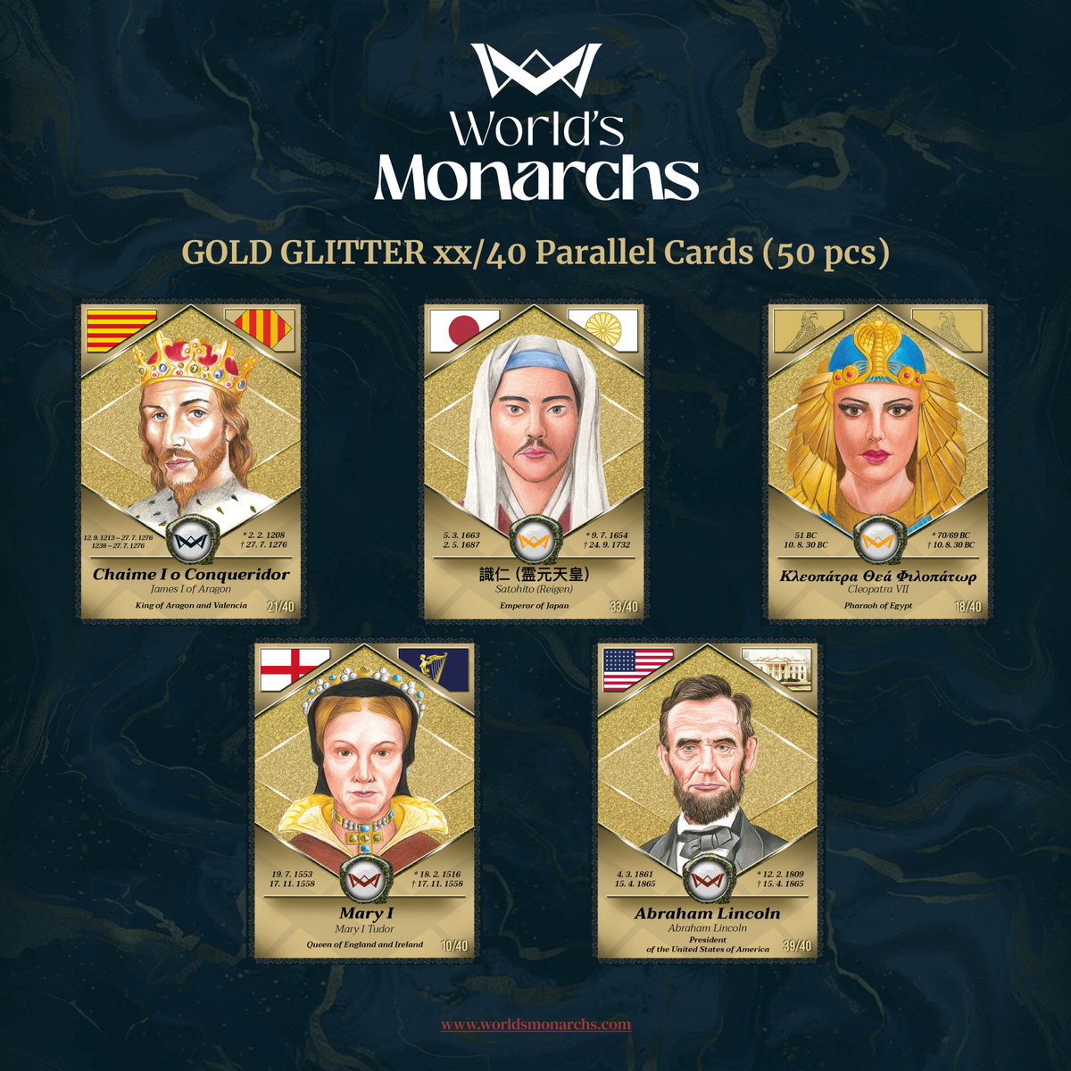 World's Monarchs 2025 Série 1 Box