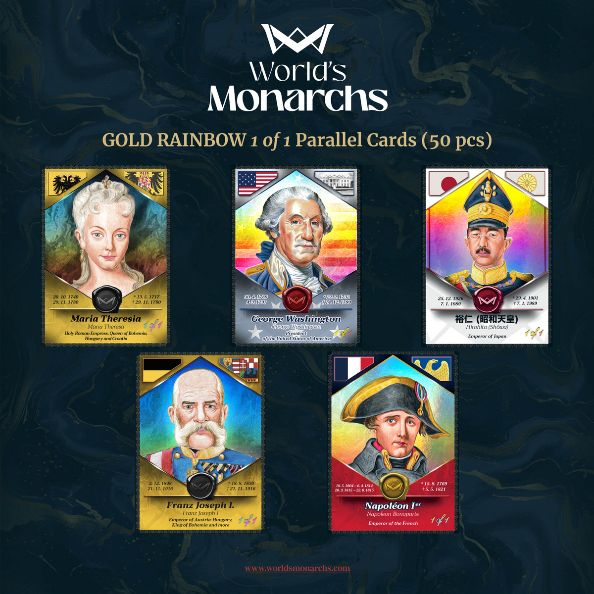 World's Monarchs 2025 Série 1 Box