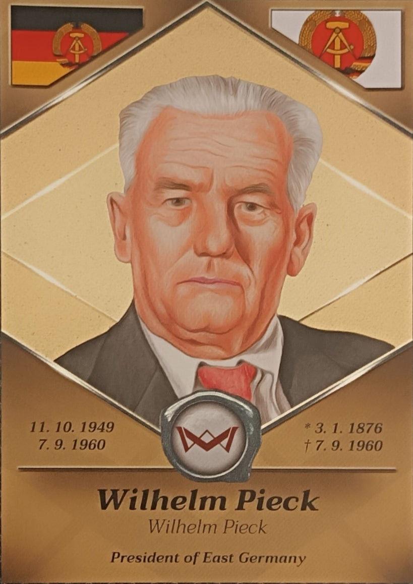 Wilhelm Pieck President of East Germany World's Monarchs 2025 Série 1