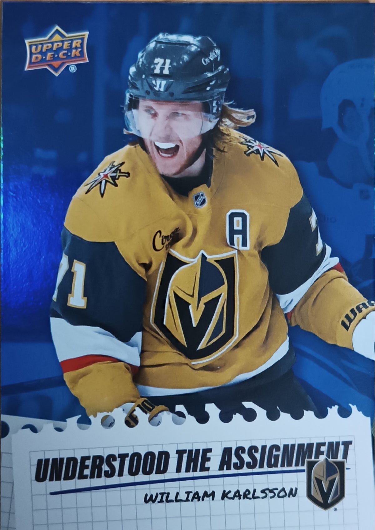 Insertní karta William Karlsson 25-26 Extended Series Understood the Assignment Upper Deck