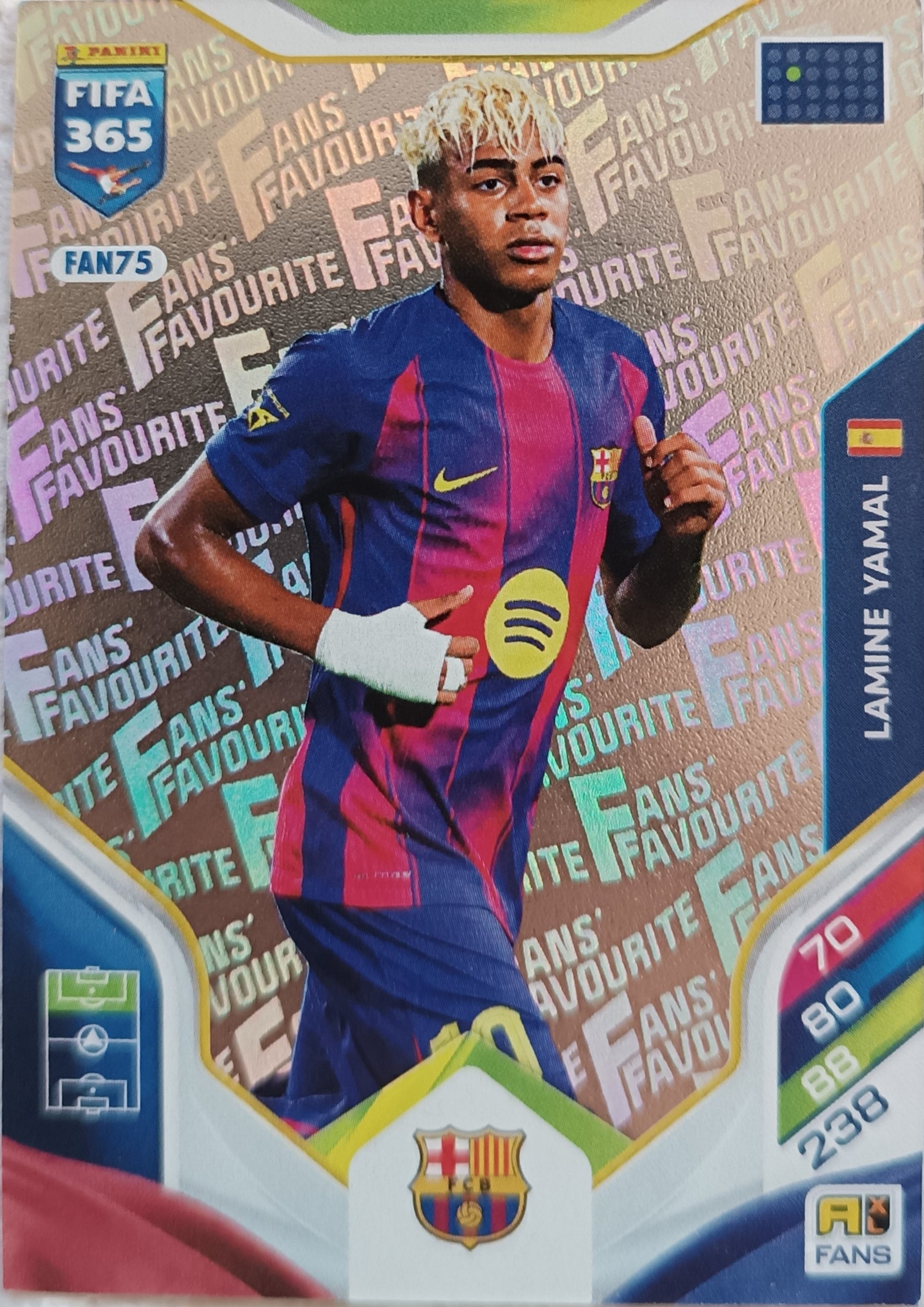 Fans´ Favourite Lamine Yamal 2026 Panini FIFA 365 Adrenalyn XL Fans