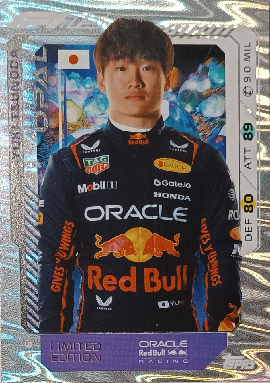Limited Edition Yuki Tsunoda 2025 Topps Turbo Attax