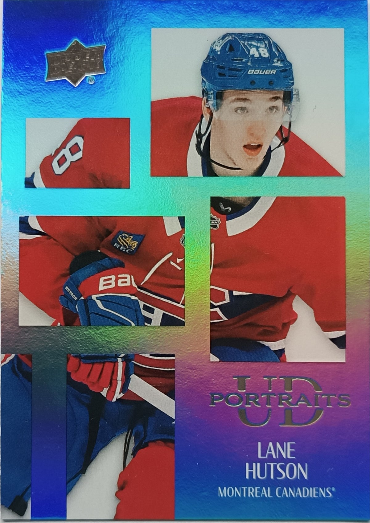 Insertní karta Lane Hutson 24-25 Series 2 UD Portraits Upper Deck