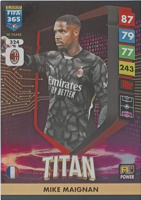 Titan Mike Maignan 2025 Panini FIFA 365 Adrenalyn XL Power
