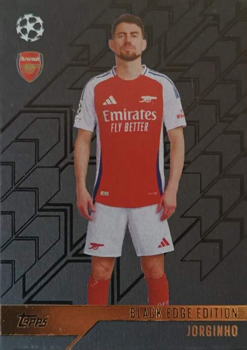 Black Edge Edition Jorginho 2024-25 Topps Match Attax UEFA Club Competition