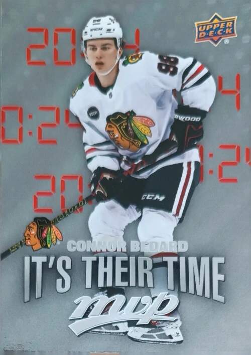 Insertní karta Connor Bedard 24-25 MVP It´s Their Time Upper Deck