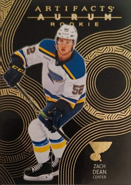 Rookie Insertní karta Zach Dean 24-25 Artifacts Aurum Upper Deck