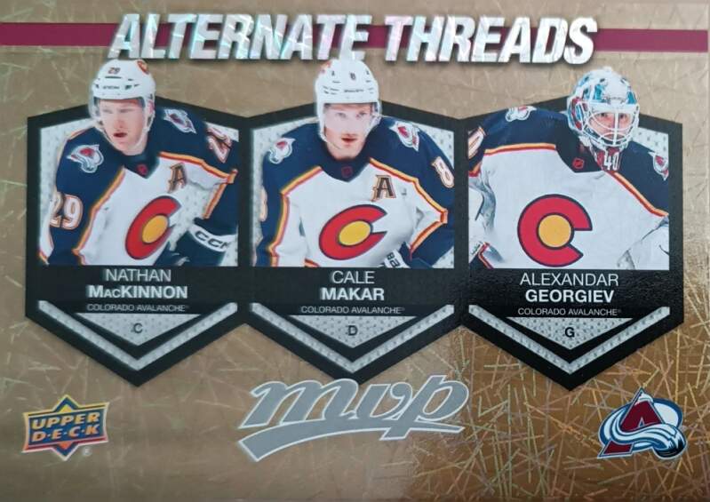 Nathan Mackinnon, Cale Makar, Aleksandar Georgiev