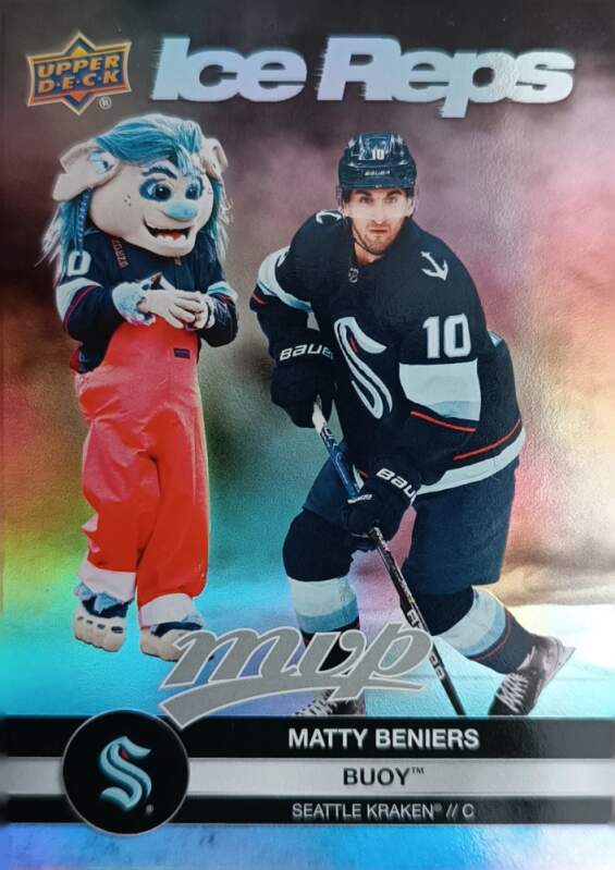 Insertní karta Matty Beniers 23-24 MVP Ice Reps Buoy Upper Deck