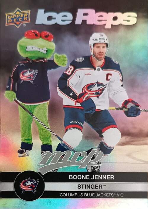 Insertní karta Boone Jenner 23-24 MVP Ice Reps Stinger Upper Deck