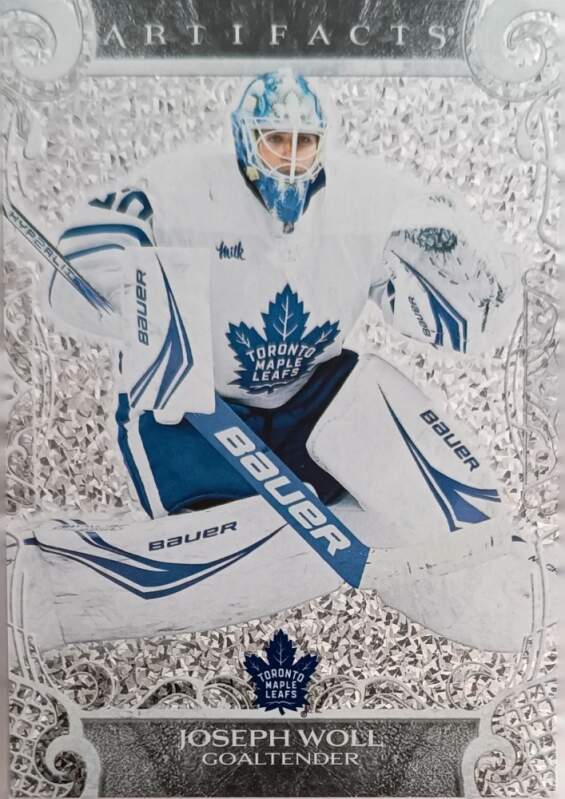 Insertní karta Joseph Woll 24-25 Artifacts Silver Foilboard  Upper Deck