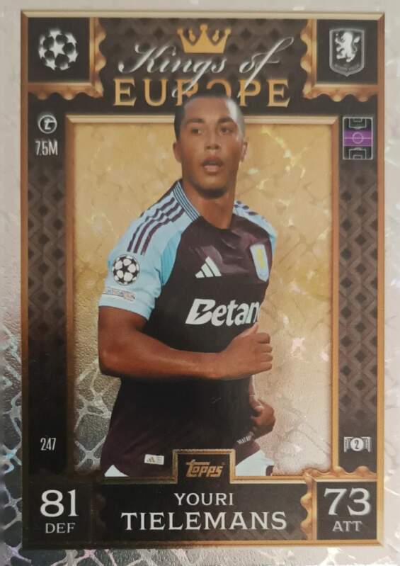 Kings of Europe Youri Teilemans  2024-25 Topps Match Attax Extra