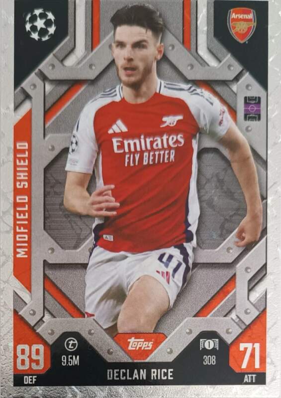 Midfield Shield Declan Rice 2024-25 Topps Match Attax Extra