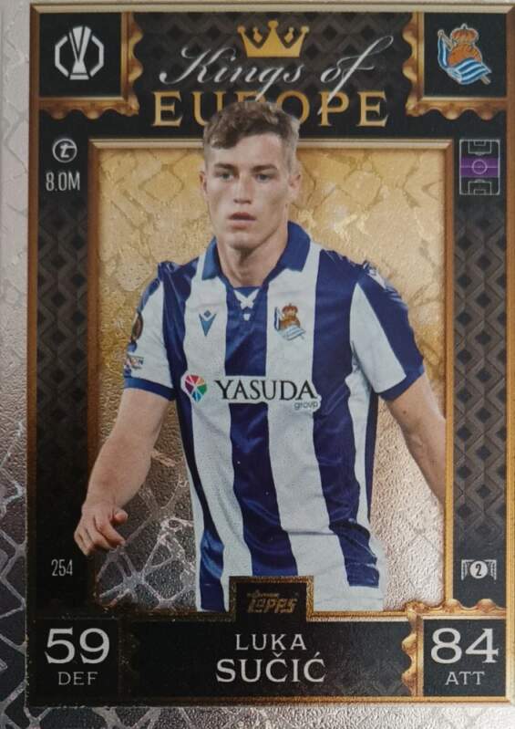Kings of Europe Luka Sučić 2024-25 Topps Match Attax Extra