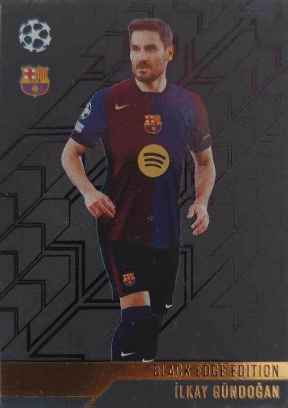 Black Edge Edition Ilkay Gündogan 2024-25 Topps Match Attax UEFA Club Competition