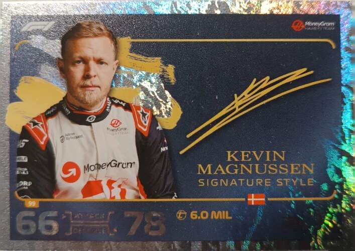 Signature Style Kevin Magnussen 2024 Topps Turbo Attax