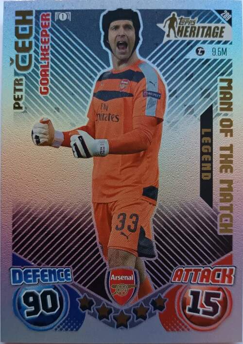 Heritage Man of the Match Legend Petr Čech 2024-25 Topps Match Attax Extra