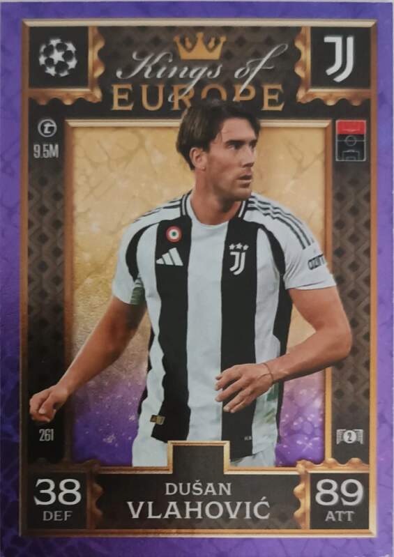 Kings of Europe Dušan Vlahović  2024-25 Topps Match Attax Extra