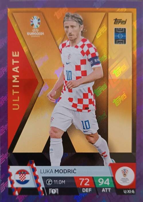 Ultimate XI Luka Modrić Topps Match Attax Euro 2024