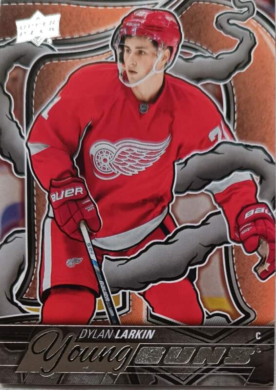 Insertní karta Dylan Larkin 24-25 Series 2 Young Guns Upper Deck
