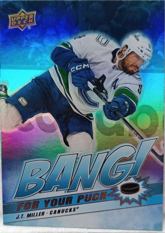 Insertní karta J.T.Miller 24-25 Series 2 Bang for your puck Upper Deck