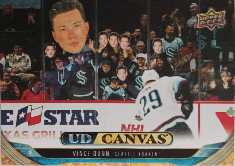 Insertní karta Vince Dunn 24-25 Series 2 UD Canvas Upper Deck