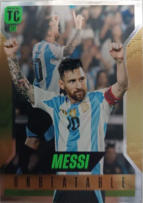 Unbeatable Lionel Messi 2025 Panini Top Class