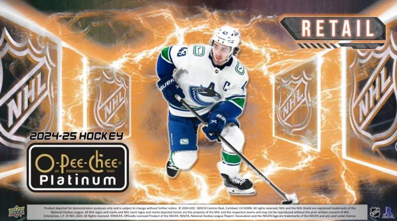 2024-25 O-Pee-Chee Platinum Hockey Blaster Box Upper Deck