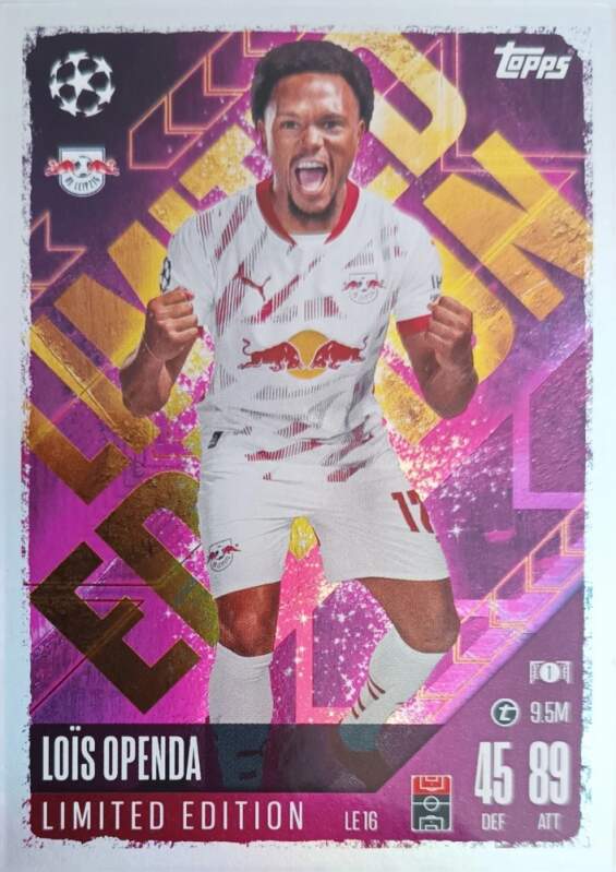 Limited Edition Loïs Openda 2024-25 Topps Match Attax